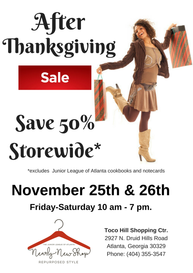 After Thanksgiving 2Day Sale JL Atlanta